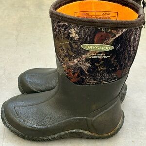 Dryshod Kids' Camo Boots Size 1